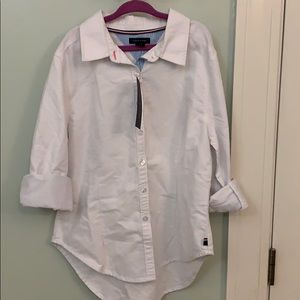 New with tags Tommy Hilfiger white button down